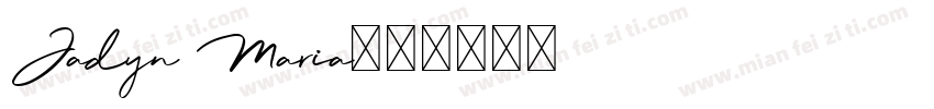 Jadyn Maria字体转换